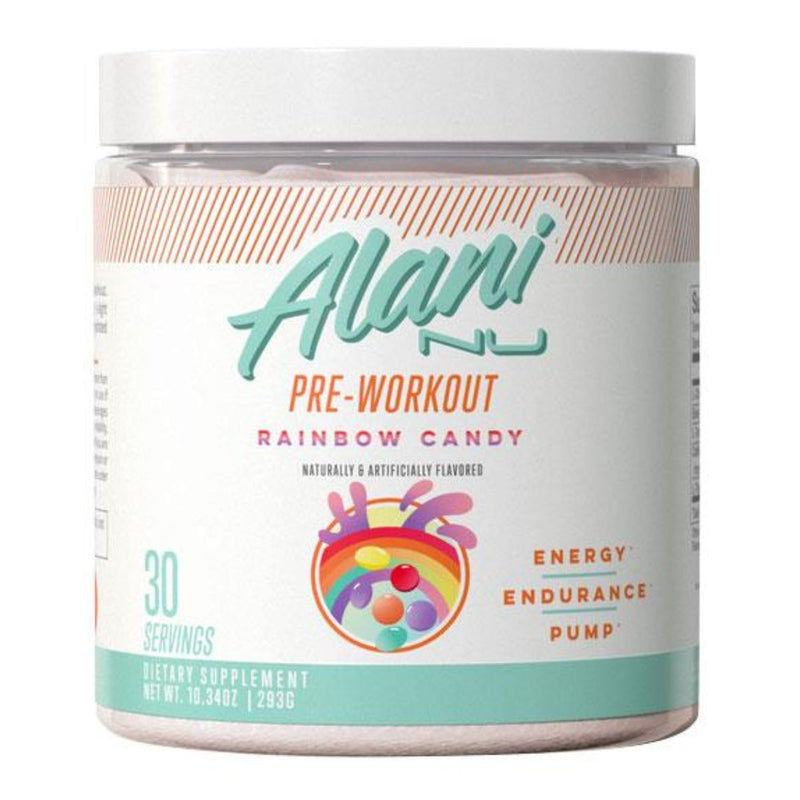 Alani Nu Pre Workout Pre-Workout Alani Nu Size: 30 Servings Flavor: Rainbow Candy
