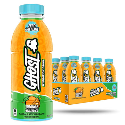 GHOST Hydration Drink Hydration GHOST Size: 12 Pack Flavor: Orange Squeeze