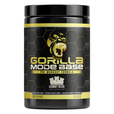 Gorilla Mind Gorilla Mode Base Pre Workout Pre-Workout Gorilla Mind Size: 40 Servings Flavor: White Gummy Dear
