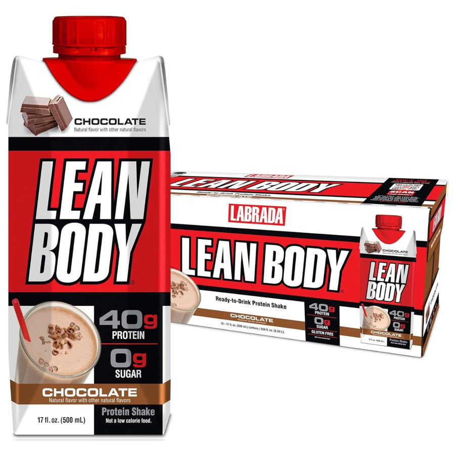 Labrada Lean Body Protein Shake RTD RTD Labrada Size: 12 Cartons Flavor: Chocolate