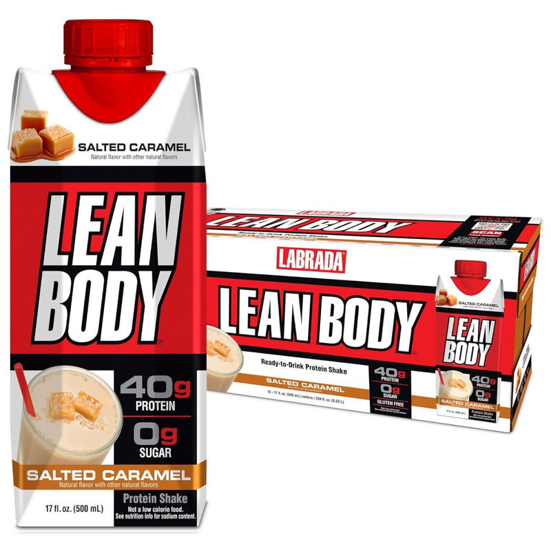 Labrada Lean Body Protein Shake RTD RTD Labrada Size: 12 Cartons Flavor: Creamy Salted Caramel