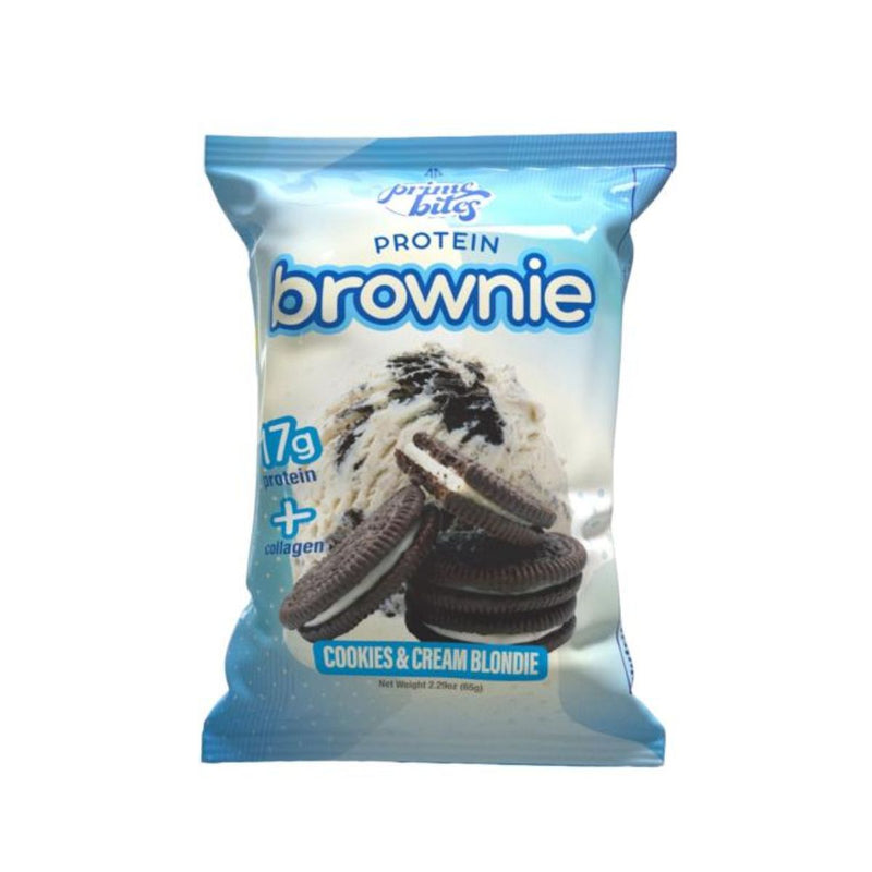 Alpha Prime Protein Brownie Bites Healthy Snacks Alpha Prime Size: 12 Packs Flavor: Glazed Cookies and Cream Blondie