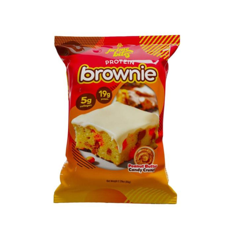 Alpha Prime Protein Brownie Bites Healthy Snacks Alpha Prime Size: 12 Packs Flavor: Glazed Peanut Butter Candy Crunch