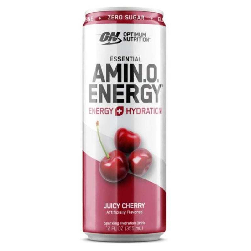 Optimum Nutrition Essential Amino Energy Energy Drink Optimum Nutrition Size: 12 Cans Flavor: Cherry