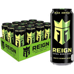 REIGN Energy Drink Energy Drink Reign Size: 12 Cans Flavor: White Gummy Bear