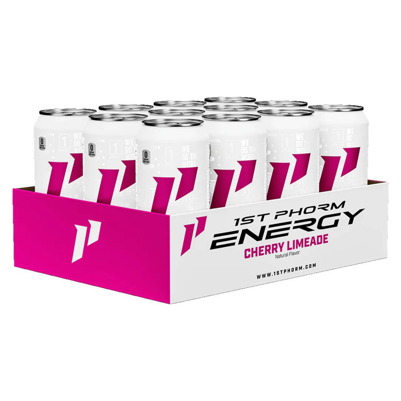 1st Phorm Energy Drink Energy Drink 1st Phorm Size: 12 Cans Flavor: Cherry Lime