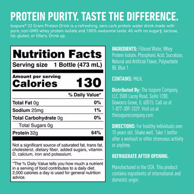 #nutrition facts_12 Bottles / Blueberry Lemonade