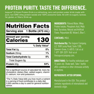 #nutrition facts_12 Bottles / Apple Melon