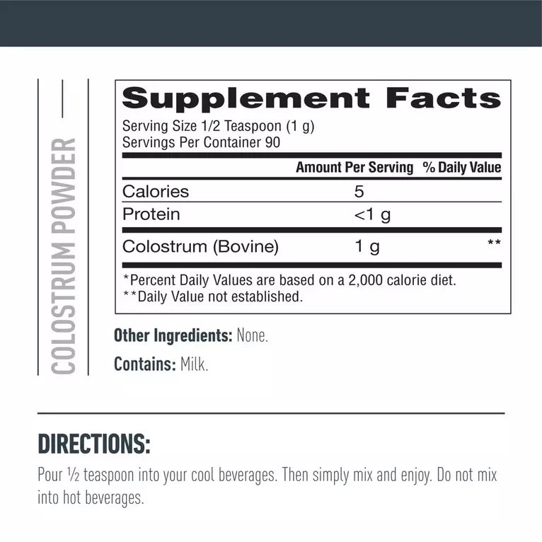 ISOPURE Colostrum Powder