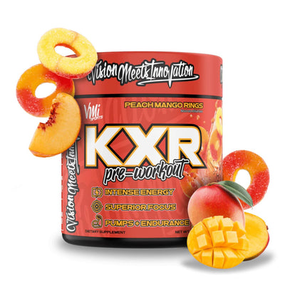 K-XR Intense Pre Workout Pre-Workout VMI Sports Size: 30 Servings Flavor: Peach Mango