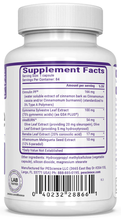 PES Lipovate Leaning Agent Weight Management PEScience Size: 84 Capsules