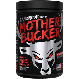 Bucked Up Mother Bucker Pre Workout Pre-Workout Bucked Up Size: 30 Servings Flavor: Gym-Junkie Juice (Red Raz / Orange)