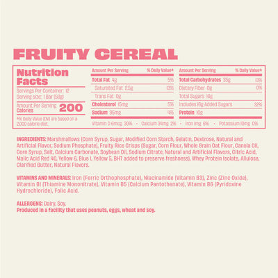 Vaughn's Treats Marshmallow Crispies Healthy Snacks Vaughn's Treats Size: 12 Packs Flavor: Original Mallow, Fruity Cereal