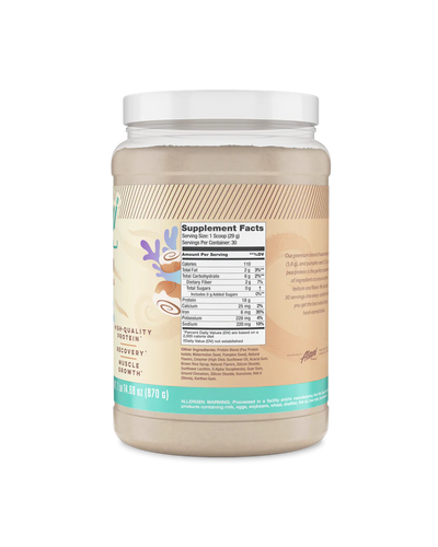 Alani Nu Vegan Protein Powder Protein Alani Nu Size: 25 Servings Flavor: Cinni Buns, Frosted Flurry
