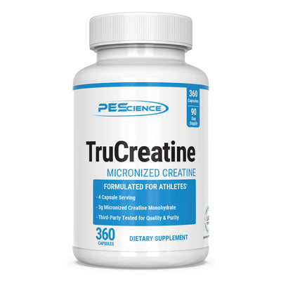 PES Tru Creatine Plus Creatine PEScience Size: 360 Capsules (90 day supply) Flavor: Unflavored
