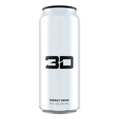 3D Energy Drinks White