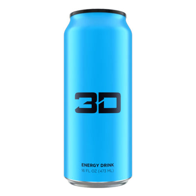 3D Energy Drink Energy Drink 3D Energy Size: 12 Cans Flavor: Blue (Frozen Bombsicle)