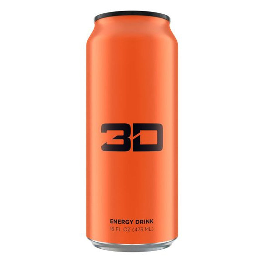 3D Energy Drink Energy Drink 3D Energy Size: 12 Cans Flavor: Orange (Orange Soda)
