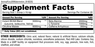 #nutrition facts_20 Servings / Watermelon