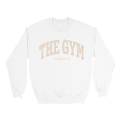 the gym sweatshirt Apparel & Accessories CampusProtein.com Colors: White Sizes: Small (S)