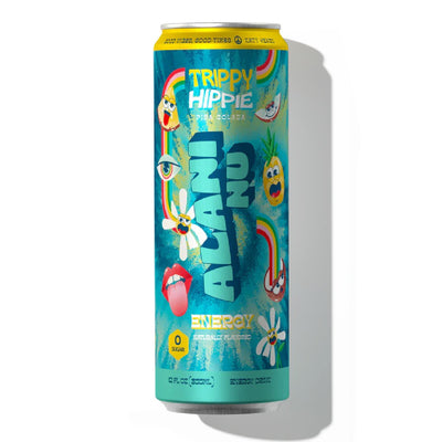 Alani Nu Energy Drinks Energy Drink Alani Nu Size: 12 Cans Flavor: Trippy Hippie (Pina Colada)