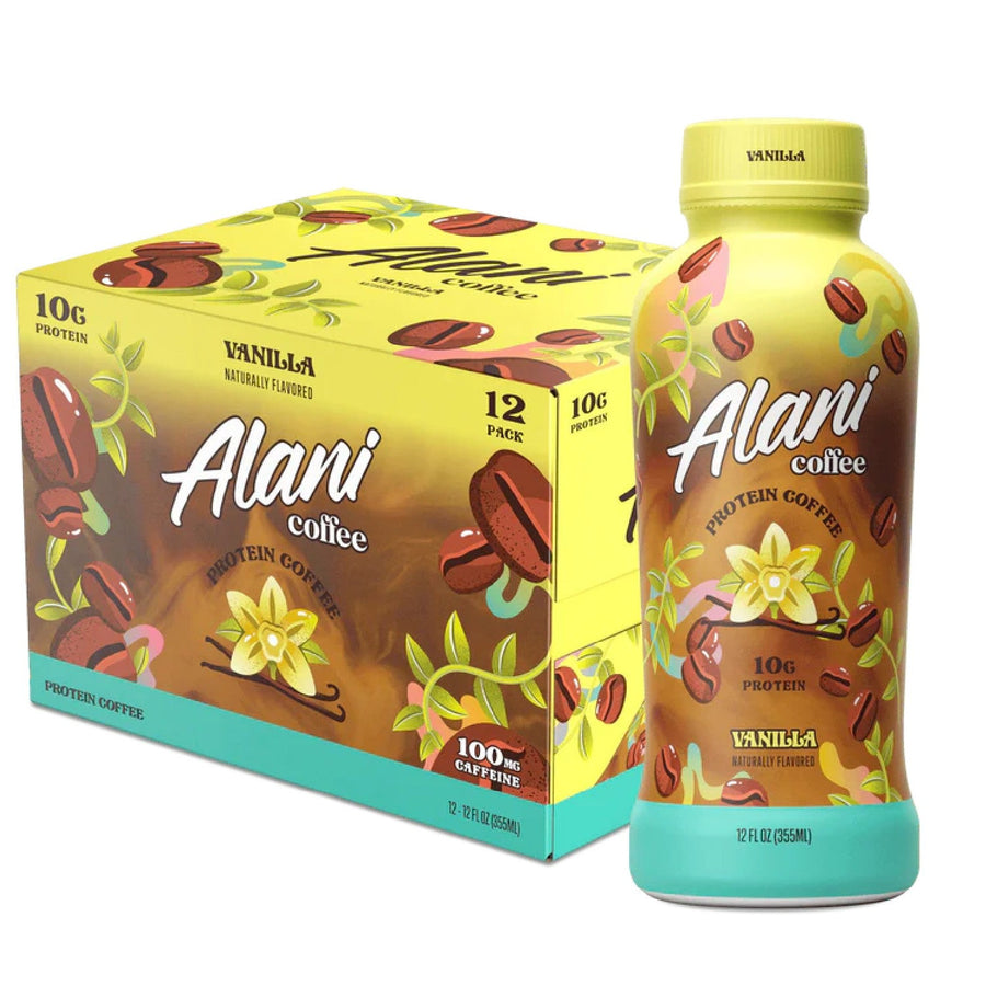 Alani Nu Coffee Protein Shakes RTD Alani Nu Size: 12 Pack Flavor: Vanilla