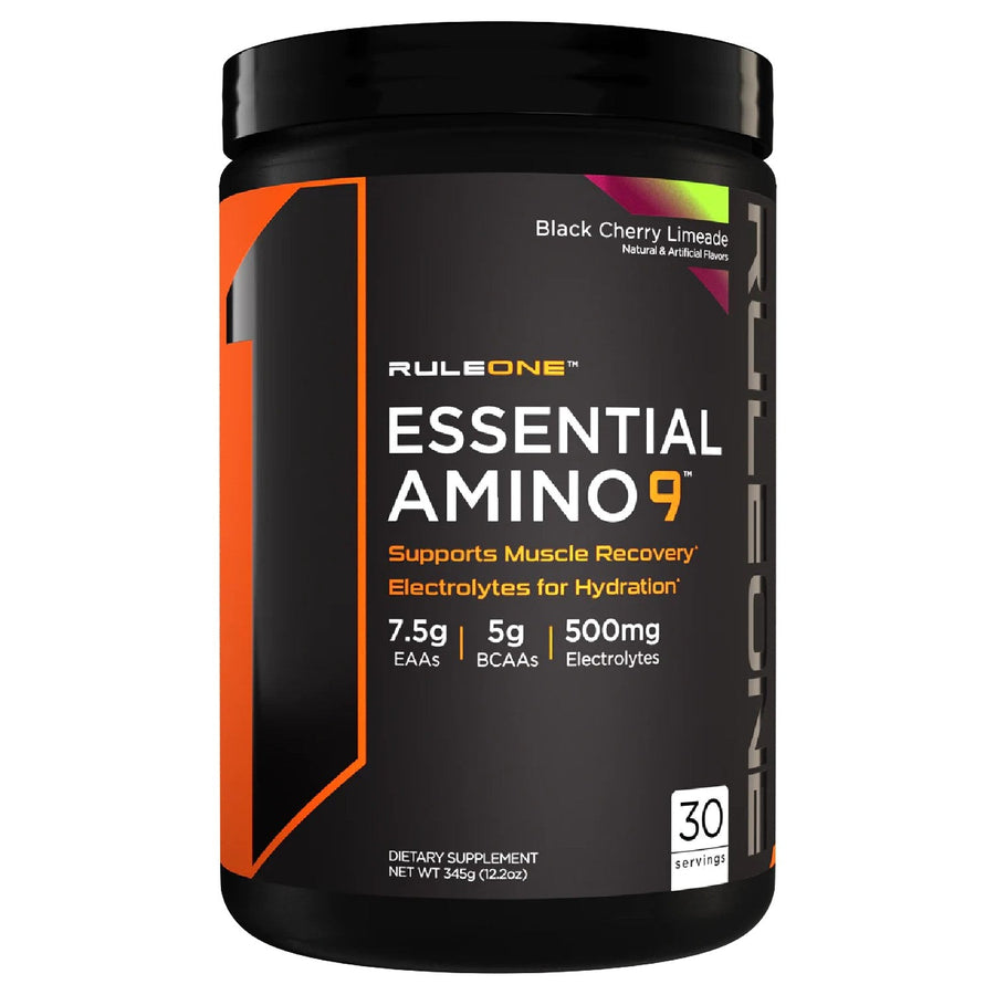R1 Essential Amino 9 Aminos Rule One Size: 30 Servings Flavor: Black Cherry Limeade