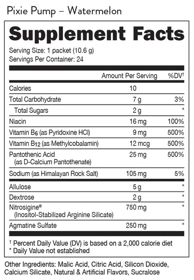 #nutrition facts_24 Pack / Watermelon