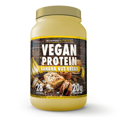 Bowmar Nutrition Vegan Protein Powder Supplement by Sarah Bowmar l Banana Nut Bread