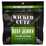 Wicked Cutz Beef Jerky Protein Food Wicked Cutz Size: 2.75 OZ Flavor: Volcanic Jalapeño Beef Jerky