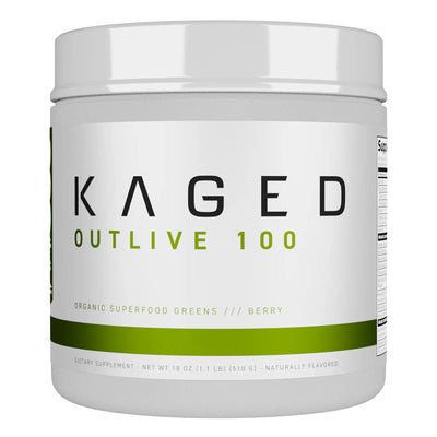 Outlive 100 Supefood Greens Vitamins & Supplements KAGED Size: 30 Servings Flavor: Berry