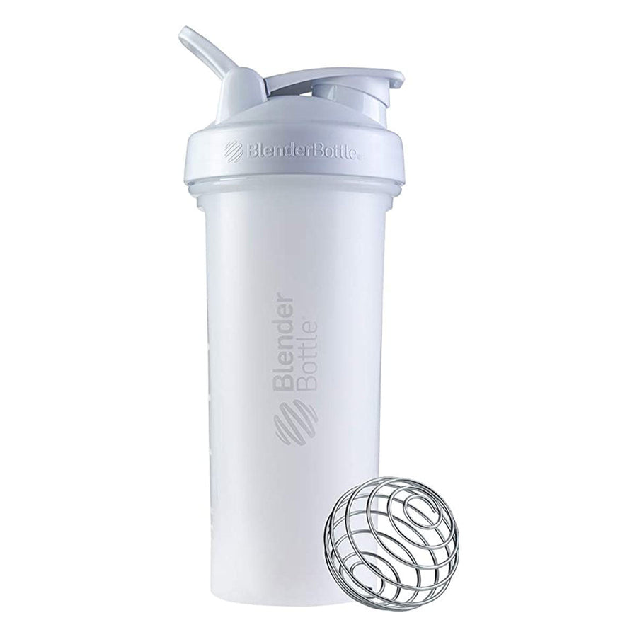 BlenderBottle Classic V2 Shaker Cup shaker bottle Blender Bottle Size: 28oz Color: White