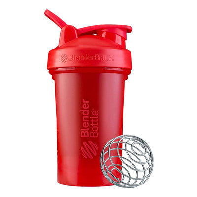 BlenderBottle Classic V2 Shaker Cup shaker bottle Blender Bottle Size: 20oz Color: Red