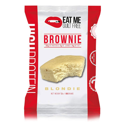 Guilt Free Protein Brownies Healthy Snacks Eat Me Guilt Free Size: 12 Brownies Flavor: Vanilla Blondie