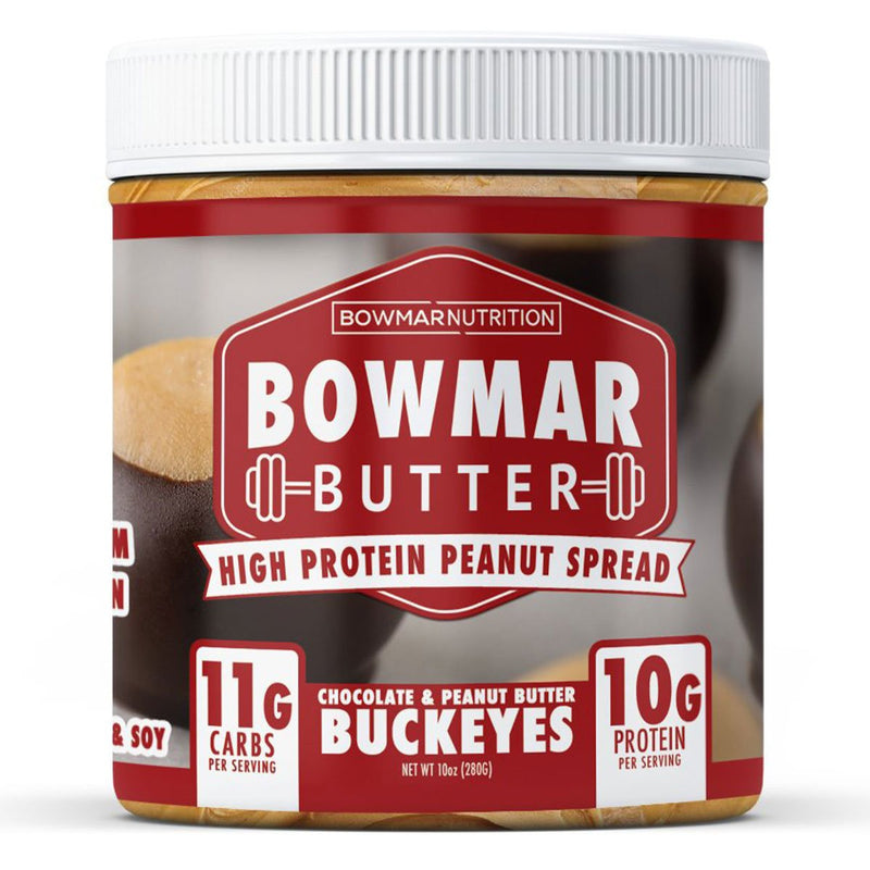 Bowmar Nutrition High Protein Nut Butter Spread l Sarah Bowmar l Buckeyes