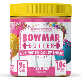 Bowmar Nutrition High Protein Nut Butter Spread l Sarah Bowmar l Cake Pop