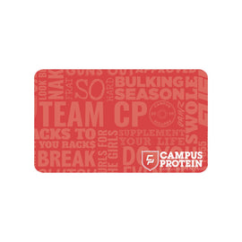 Gift Card Gift Card Campus Protein Choose Your Amount: $10.00