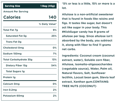 #nutrition facts_12 Pack / Caramels