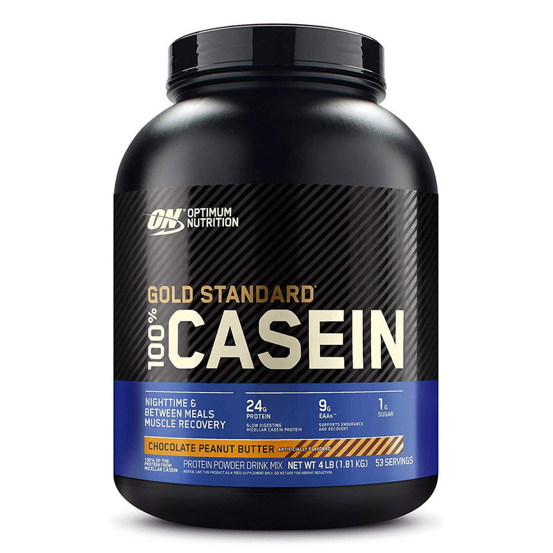 Gold Standard 100% Casein Protein Protein Optimum Nutrition Size: 4 Lbs. Flavor: Chocolate Peanut Butter