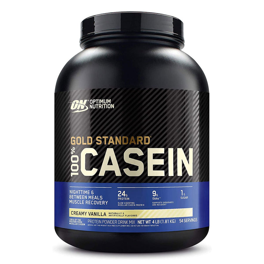 Gold Standard 100% Casein Protein Protein Optimum Nutrition Size: 4 Lbs. Flavor: Creamy Vanilla