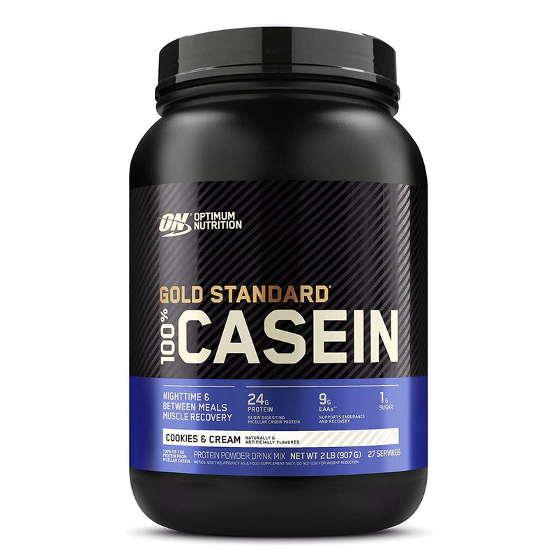 Gold Standard 100% Casein Protein Protein Optimum Nutrition Size: 2 Lbs. Flavor: Cookies and Cream