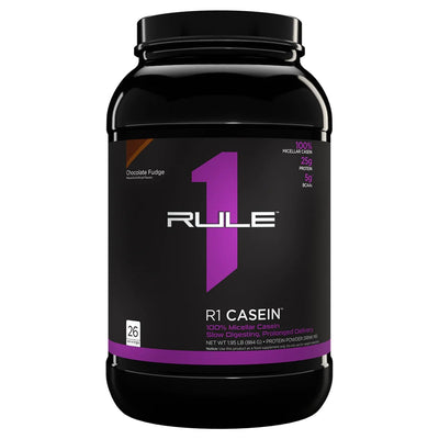 R1 Casein Protein Rule One Size: 2 Lbs. Flavor: Chocolate Fudge