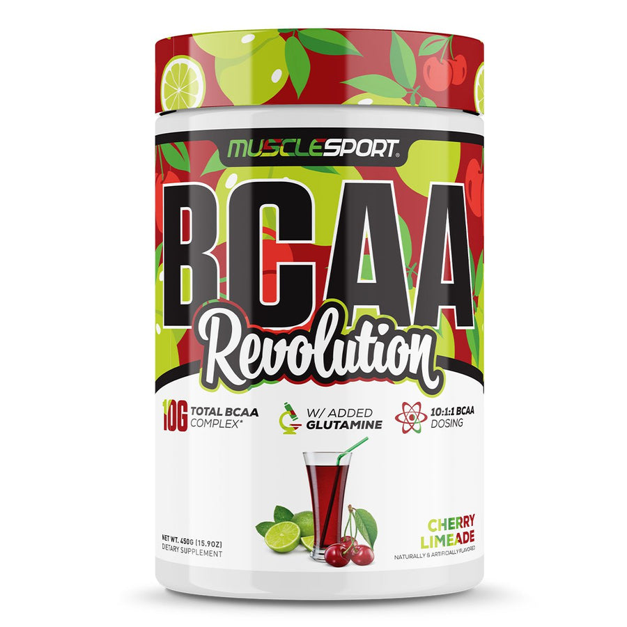 Musclesport BCAA Revolution Aminos Musclesport Size: 30 Scoops Flavor: Cherry Limeade