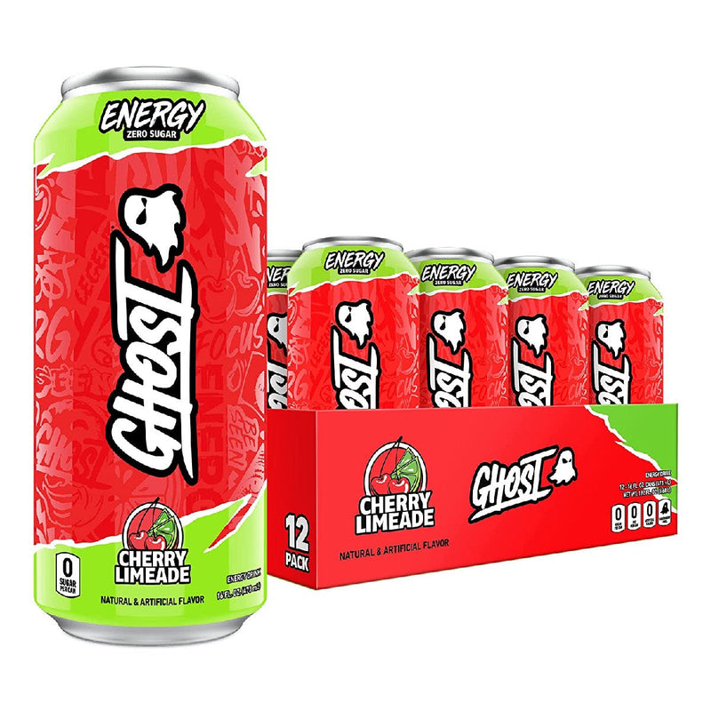 GHOST Energy Drink Energy Drink GHOST Size: 12 Cans Flavor: Cherry Limeade