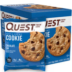 Quest Protein Cookie Healthy Snacks Quest Nutrition Size: 12 Cookies Flavor: Chocolate Chip