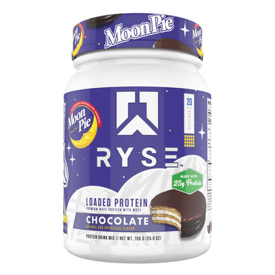 Moon Pie® x Ryse Loaded Protein Protein RYSE Size: 20 Scoops Flavor: Chocolate Moon Pie