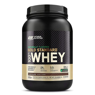 Chocolate Optimum Nutrition ON Naturally Flavored Gold Standard 100% Whey Protein Powder 