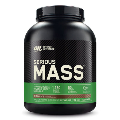 Optimum Nutrition Serious Mass Protein Mass Gainers Optimum Nutrition Size: 6 Lbs. Flavor: Chocolate