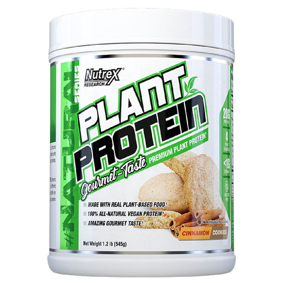 Plant Protein Protein Nutrex Size: 1.2 Lbs. Flavor: Cinnamon Cookies