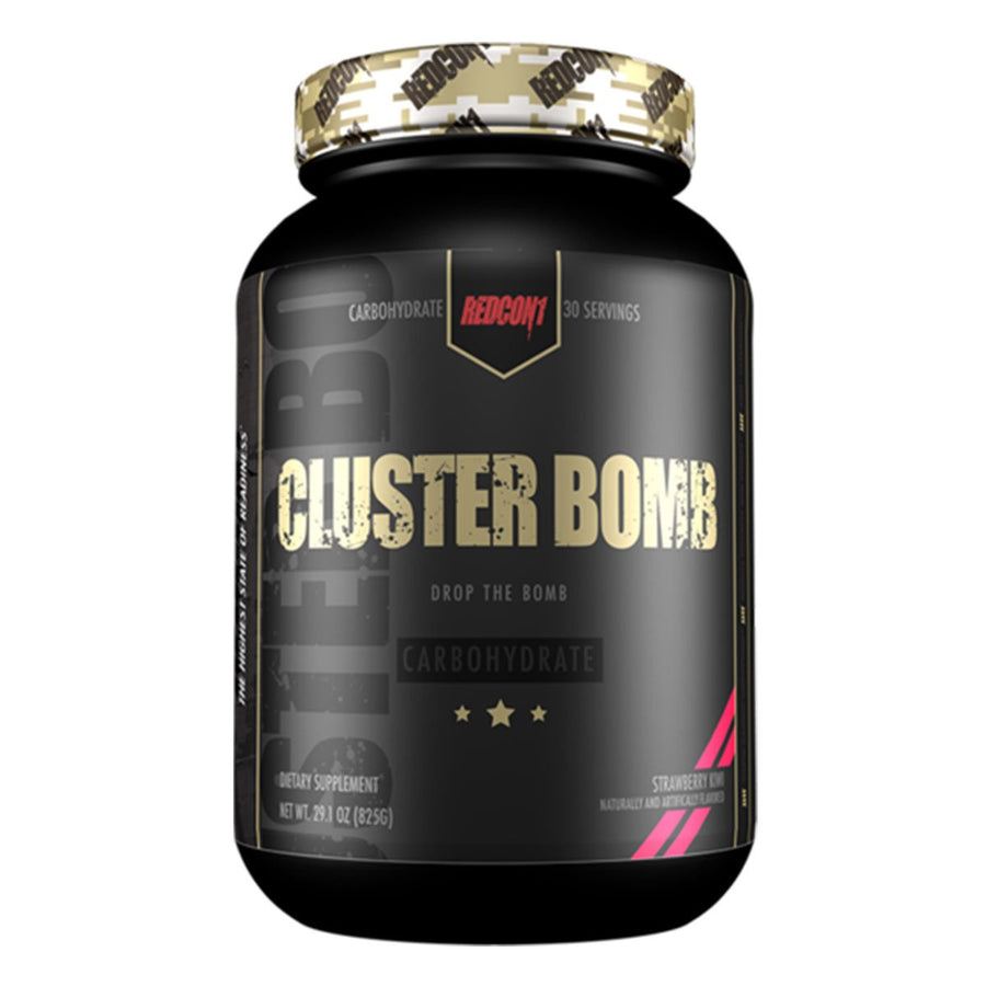 Redcon1 Cluster Bomb Carbohydrates Hardcore RedCon1 Size: 30 Servings Flavor: Strawberry Kiwi